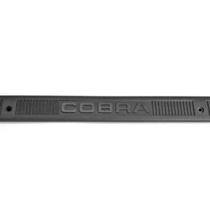 FORD MUSTANG 1975-1993 PLAQUE DE SEUIL COBRA Cobra Still Plates Black SCOTT DRAKE E5ZZ-6113208-BC