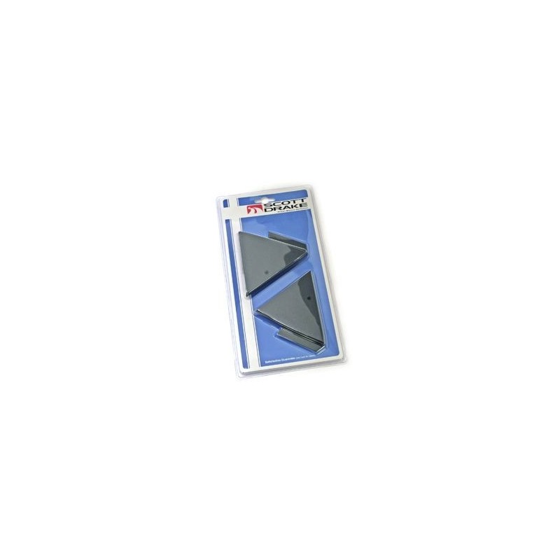 FORD MUSTANG 1987-1993 Power Mirror Mount Covers Pair SCOTT DRAKE E7ZZ-17D698/9-A