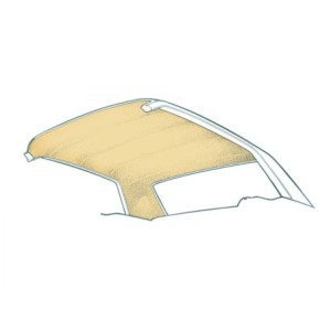 FORD FALCON 1966-1970 2 OU 4 PORTES BERLINE INTERIEUR DE CAPOTE LIERRE DORE Headliner 2 4 Sedan Ivy Gold SCOTT DRAKE HL-FF-SE-66