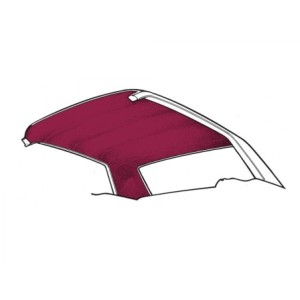 FORD FAIRLANE 1968-1969 FASTBACK INTERIEUR DE TOIT BORDEAU Headliner Maroon SCOTT DRAKE HL-FN-FB-68-MR