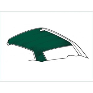 FORD FAIRLANE 1970-1971 INTERIEUR DE TOIT VERT FONCE Hardtop headline Dark Green SCOTT DRAKE HL-FN-HT-70-DG