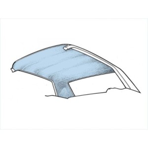 FORD RANCHERO 1970-1971 INTERIEUR DE TOIT BLEU CLAIR Headliner Light Blue SCOTT DRAKE HL-FR-70-LB