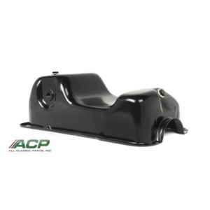 FORD MUSTANG 1979-1995 V8 CARTER oil pan black w/ oil sensor hole ACP FM-EO005P F1SZ-6675A