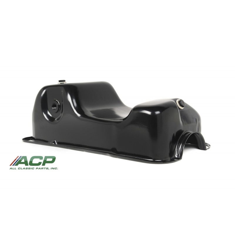 FORD MUSTANG 1979-1995 V8 CARTER oil pan black w/ oil sensor hole ACP FM-EO005P F1SZ-6675A