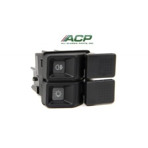 FORD MUSTANG 1987-1993 BOUTON INTERRUPTEUR COMMUTATEUR DE FEUX PHARES headlight switch w/ fog light ACP FM-EH015 E7ZZ-11654B