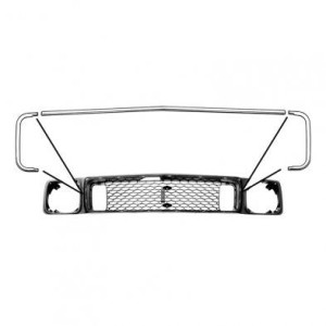 FORD MUSTANG 1973 rh grille molding DANIEL CARPENTER D3ZZ-8242