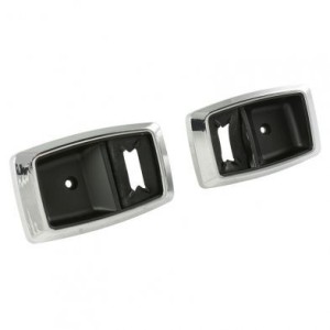 FORD MUSTANG 1979-1993 chrome door handle bezels DANIEL CARPENTER E1ZZ-6622634