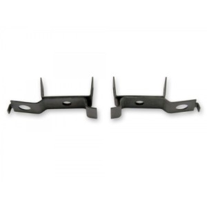 FORD MUSTANG 1967 V8 390 PAIRE DE SUPPORTS BAS DE MONTAGE POUR RADIATEUR EPAISSEUR ORIGINE Radiator Mounting Brackets Lower SCOT