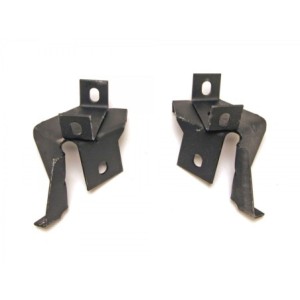 FORD MUSTANG 1968-1970 PAIRE DE SUPPORTS BAS DE MONTAGE POUR RADIATEUR Radiator Mounting Brackets Lower SCOTT DRAKE C8ZZ-8052-A