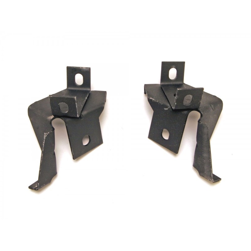 FORD MUSTANG 1968-1970 PAIRE DE SUPPORTS BAS DE MONTAGE POUR RADIATEUR Radiator Mounting Brackets Lower SCOTT DRAKE C8ZZ-8052-A