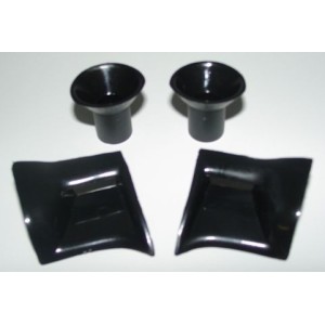 FORD MUSTANG 1983-1993 CABRIOLET convertible top latch catches & guides DANIEL CARPENTER E3ZZ-7653480