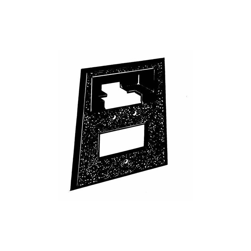 FORD MUSTANG 1984-1993 hatchback rear seat latch bezel DANIEL CARPENTER E4ZZ-6161326