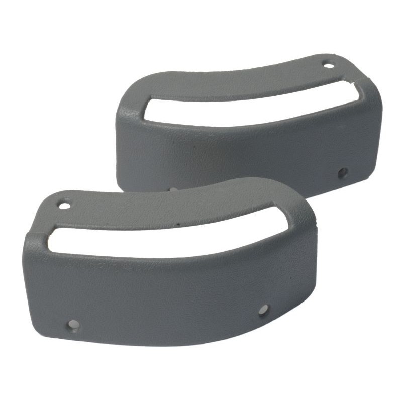 FORD MUSTANG 1985-1989 ENJOLIVEURS DE CEINTURES DE SECURITE POUR CABRIOLET convertible seat belt bezels DANIEL CARPENTER E5ZZ-76