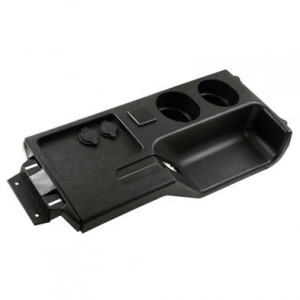 FORD MUSTANG 1987-1993 console cup holder panel - black DANIEL CARPENTER E8ZZ-6104490-BH
