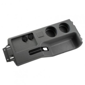 FORD MUSTANG 1987-1993 console cup holder panell - smoke gray DANIEL CARPENTER E8ZZ-6104490-SH