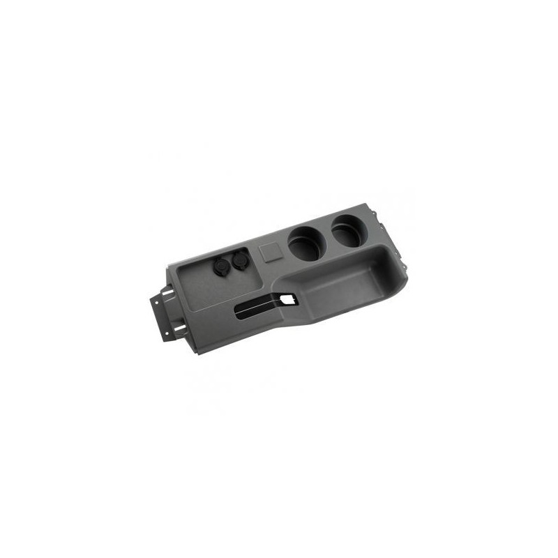 FORD MUSTANG 1987-1993 console cup holder panell - smoke gray DANIEL CARPENTER E8ZZ-6104490-SH