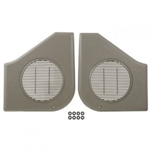 FORD MUSTANG 1990-1993 door speaker grilles - titanium gray DANIEL CARPENTER E7ZZ-18978-T