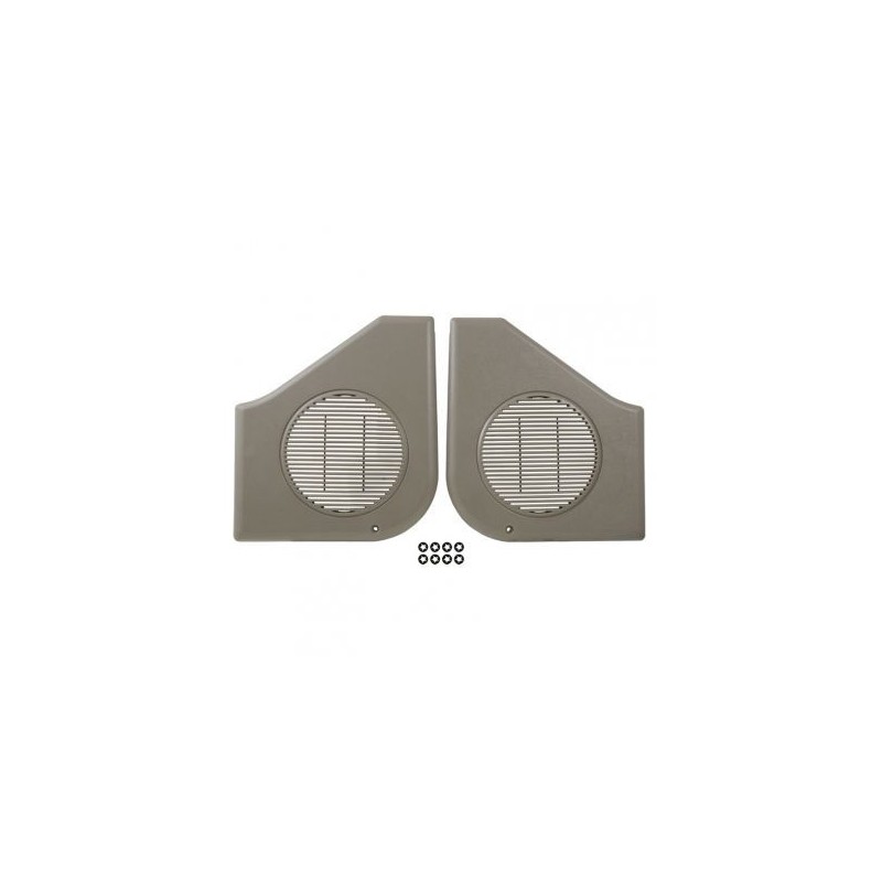 FORD MUSTANG 1990-1993 door speaker grilles - titanium gray DANIEL CARPENTER E7ZZ-18978-T
