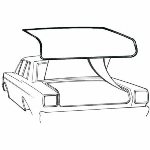 FORD TORINO 1969-1971 JOINT DE COFFRE torino trunk w/s (15ft.) DANIEL CARPENTER D0AZ-6243720