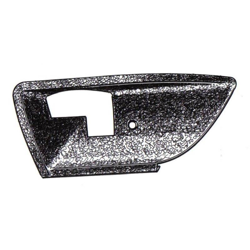 FORD MUSTANG 1971-1973 deluxe door trim plates DANIEL CARPENTER D1ZZ-6522634