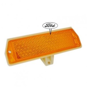 FORD MUSTANG 1971-1973 marker lamp lens front lh DANIEL CARPENTER D1ZZ-15201-FL