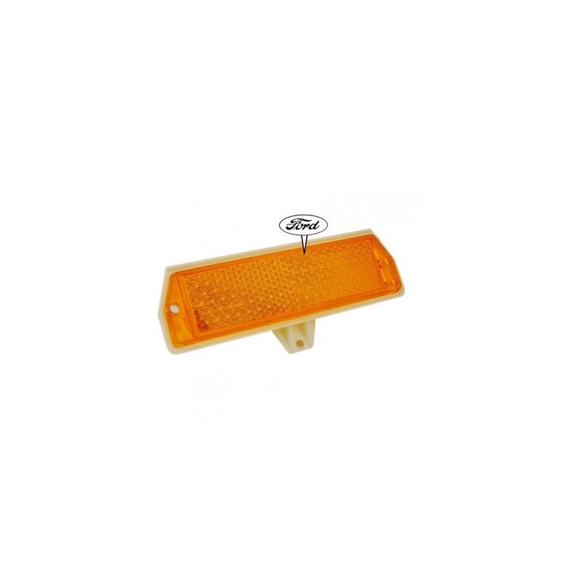 FORD MUSTANG 1971-1973 marker lamp lens front lh DANIEL CARPENTER D1ZZ-15201-FL