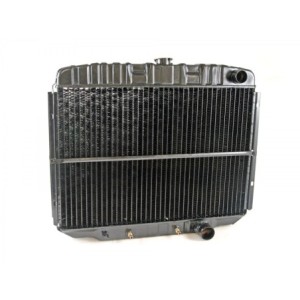 FORD MUSTANG 1967-1970 RADIATEUR LARGE 24 POUCES (61 cm) 3 RANGEES HI-FLO 24 inch 3 row Hi-Flow Radiator SCOTT DRAKE 338-3HF