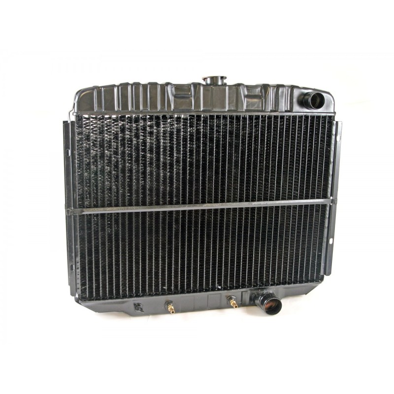 FORD MUSTANG 1967-1970 RADIATEUR LARGE 24 POUCES (61 cm) 3 RANGEES HI-FLO 24 inch 3 row Hi-Flow Radiator SCOTT DRAKE 338-3HF