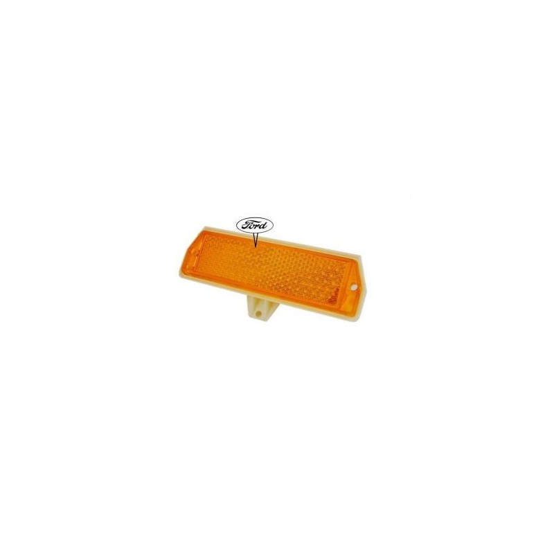 FORD MUSTANG 1971-1973 marker lamp lens front rh DANIEL CARPENTER D1ZZ-15201-FR