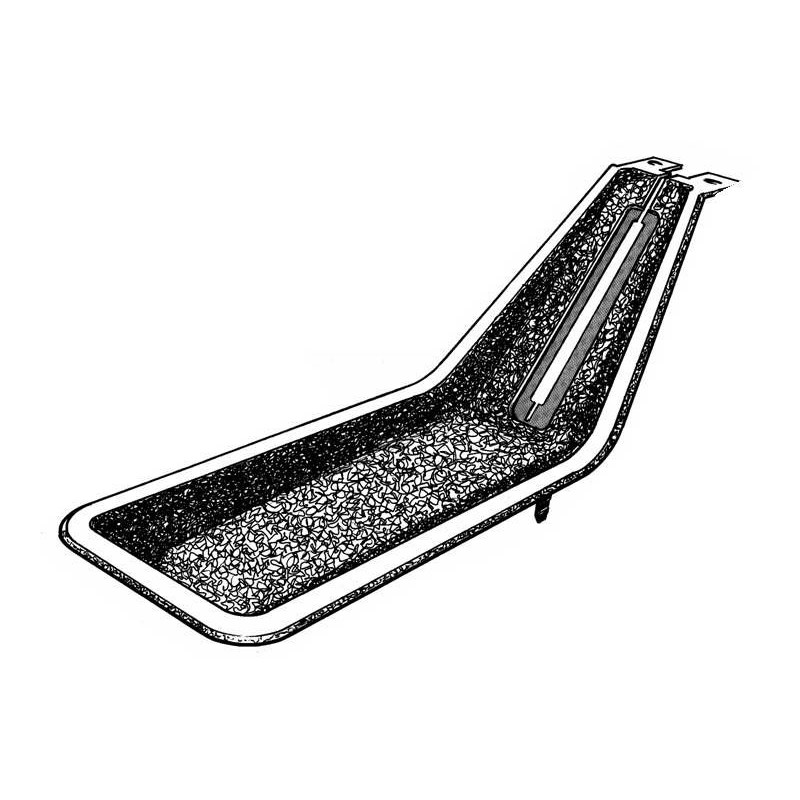 FORD MUSTANG 1979-1986 console panel DANIEL CARPENTER D9ZZ-6604567
