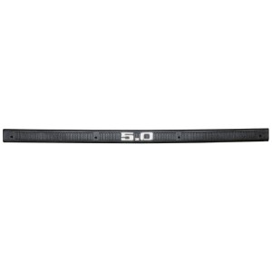 FORD MUSTANG 1979-1993 black scuff plate - 5.0 emblem DANIEL CARPENTER F3ZZ-6113208-B5