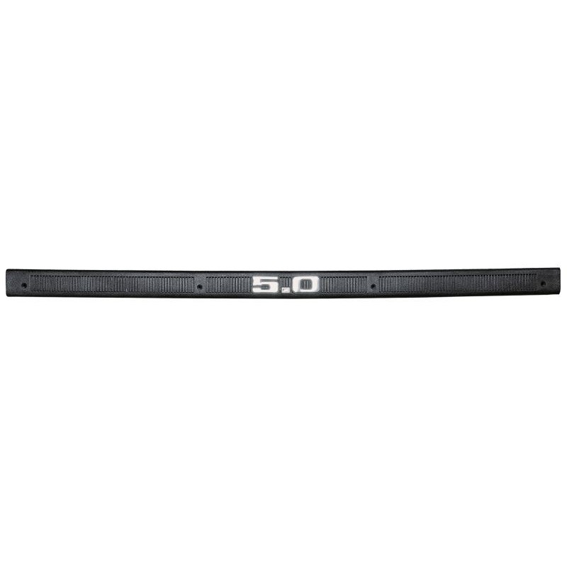 FORD MUSTANG 1979-1993 black scuff plate - 5.0 emblem DANIEL CARPENTER F3ZZ-6113208-B5