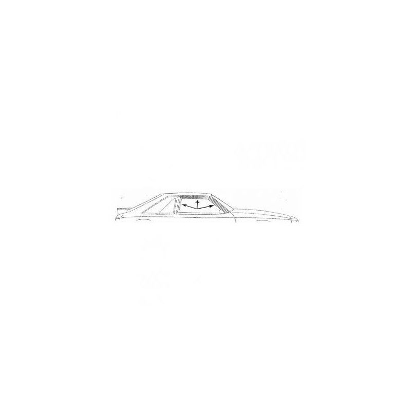 FORD MUSTANG 1979-1993 door run channels DANIEL CARPENTER E9ZZ-6121596-PR