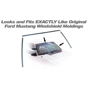 FORD MUSTANG 1979-1993 windshield molding set DANIEL CARPENTER E7ZZ-6103144