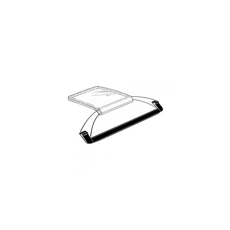 FORD MUSTANG 1981-1988 t-top to panel door window w/s rh DANIEL CARPENTER E2ZZ-6620710-R