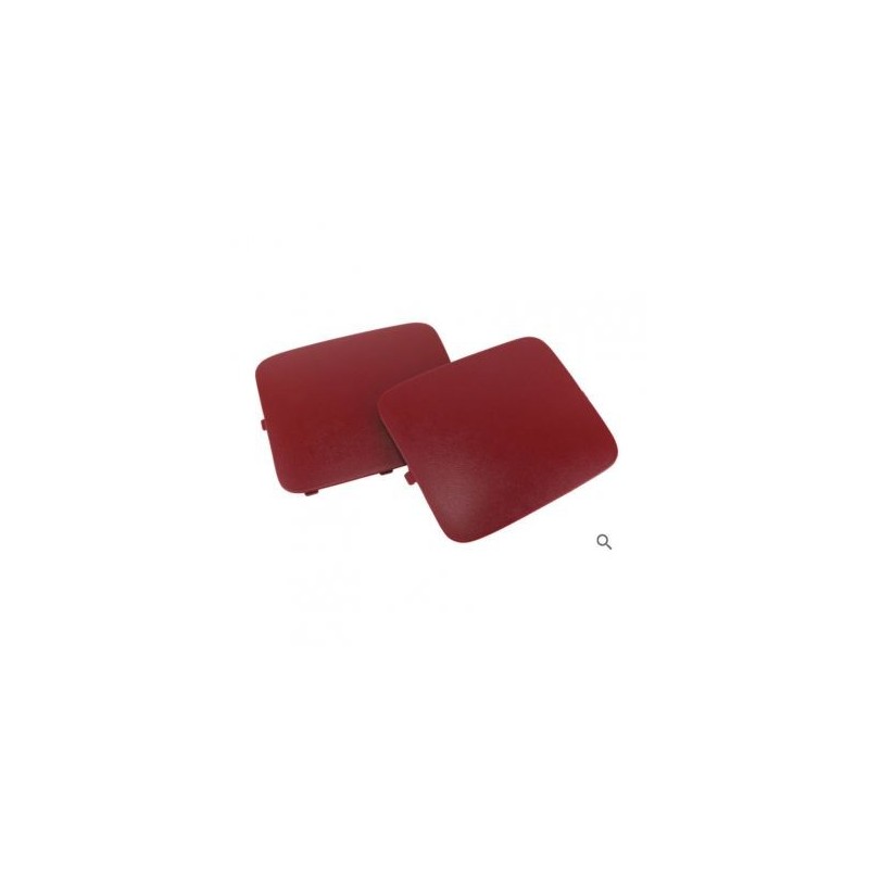 FORD MUSTANG 1987-1989 h/b shock access hole covers red DANIEL CARPENTER E7ZZ-6131228-R