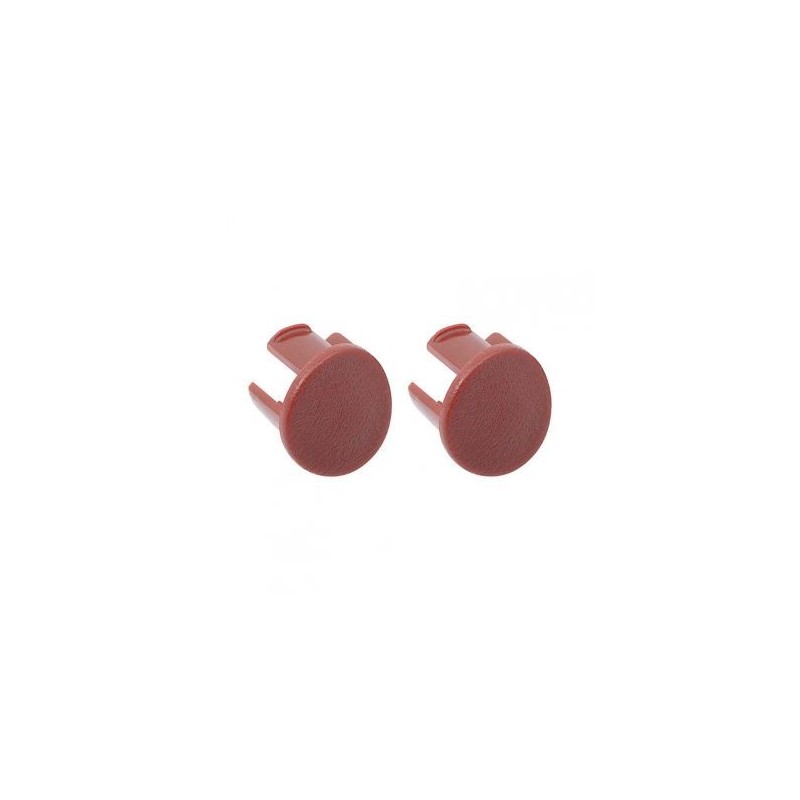 FORD MUSTANG 1987-1993 BOUCHONS D'ACCOUDOIR DE PANNEAU DE PORTE CONDUCTEUR ROUGE armrest plugs red lh DANIEL CARPENTER E7ZZ-6124