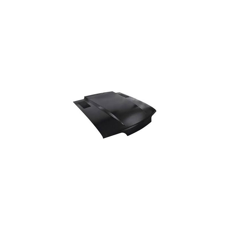 FORD MUSTANG 1987-1993 CAPOT MOTEUR METAL steel extensed hood w/vent louvers MUSCLECAR GT MSTHD05-E