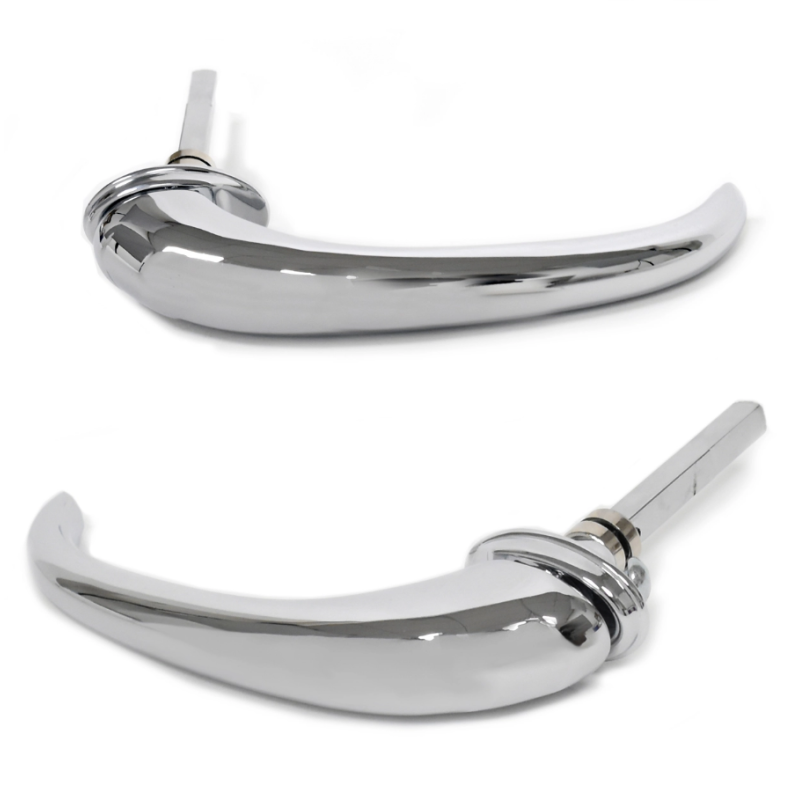 FORD PICKUP F1 F2 F3 F4 1948-1952 POIGNEE DE PORTE EXTERIEUR Outside Door Handle Chrome Pair ACP FP-BD010 7C-8122614