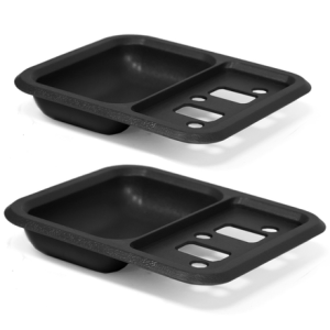 FORD PICKUP 1968-1972 GARNITURE INTERIEUR DE POIGNEE DE PORTE NOIR Door Handle Trim Cup ACP FP-BD039A C8AZ-6222634-A1A