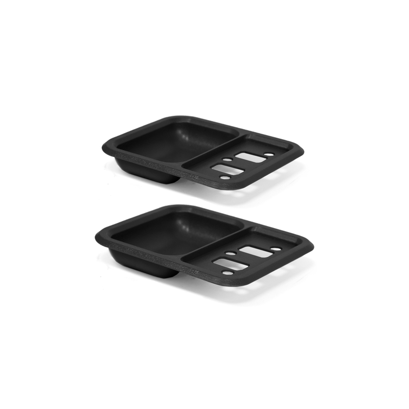 FORD PICKUP 1968-1972 GARNITURE INTERIEUR DE POIGNEE DE PORTE NOIR Door Handle Trim Cup ACP FP-BD039A C8AZ-6222634-A1A