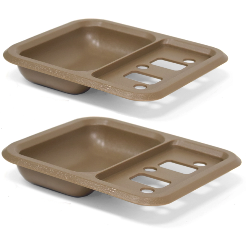 FORD PICKUP 1968-1972 GARNITURE INTERIEUR DE POIGNEE DE PORTE MARRON Door Handle Trim Cup ACP FP-BD039A C8AZ-6222634-A2U
