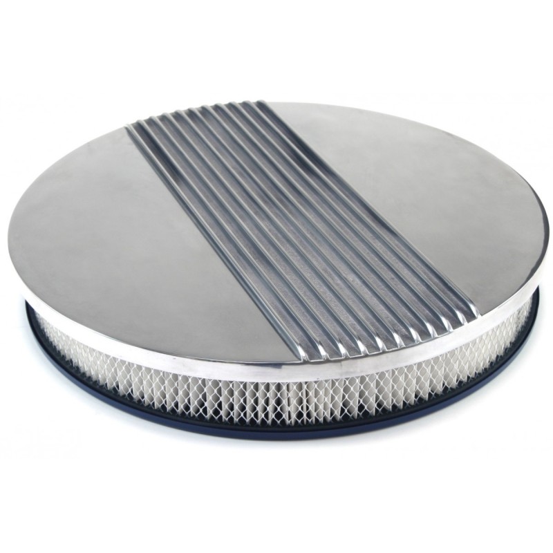 FORD MUSTANG 1964-1973 FILTRE A AIR ALUMINIUM 14 aluminium finned air cleaner assembly SCOTT DRAKE C5ZZ-9600-AFK
