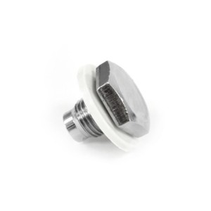 FORD BRONCO 1966-1977 Oil Pan Drain Plug With Gasket Chrome ACP FM-EO007 D1AZ-6730-CHR