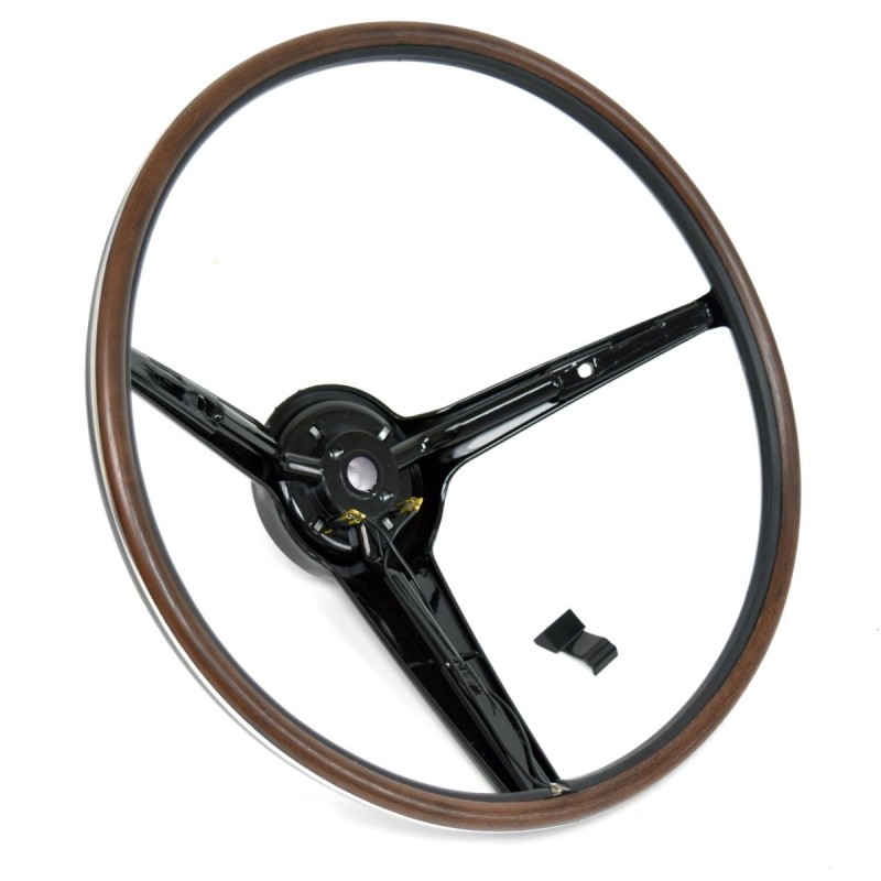 FORD COUNTRY SEDAN 1970-1974 Steering Wheel Rim Blow 3-Spoke Deluxe Woodgrain ACP FM-ES008ED D2AZ-3600-BA