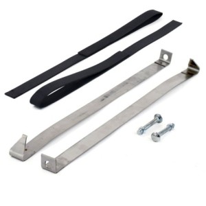 FORD CUSTOM 1966-1968 Fuel Tank Strap 23.5 Pair Stainless Steel Except Station Wagon ACP FG-EG014DS C6MY-9092-B