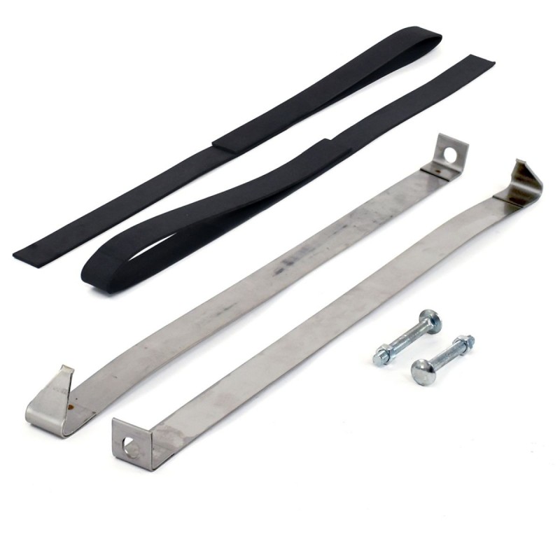 FORD CUSTOM 1966-1968 Fuel Tank Strap 23.5 Pair Stainless Steel Except Station Wagon ACP FG-EG014DS C6MY-9092-B