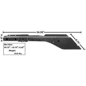 FORD MUSTANG 1965-1970 COUPE CABRIOLET FASTBACK LONGERON COMPLET AVANT DROIT COTE PASSAGER Front Frame Rail SCOTT DRAKE C7ZZ-651