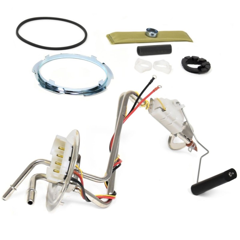 FORD F-150 1985-1986 Stainless Steel Fuel Sending Unit EFI 3/8 With Return 19 Gallon Side Mount Tank ACP FP-FSU85C E5TZ-9H307-C