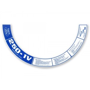 FORD MUSTANG 1972-1973 250 1V AUTOCOLLANT MOTEUR DE FILTRE A AIR Air cleaner decal SCOTT DRAKE DF-643
